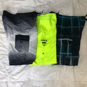 3 Boys Hurley Board shorts (never worn)